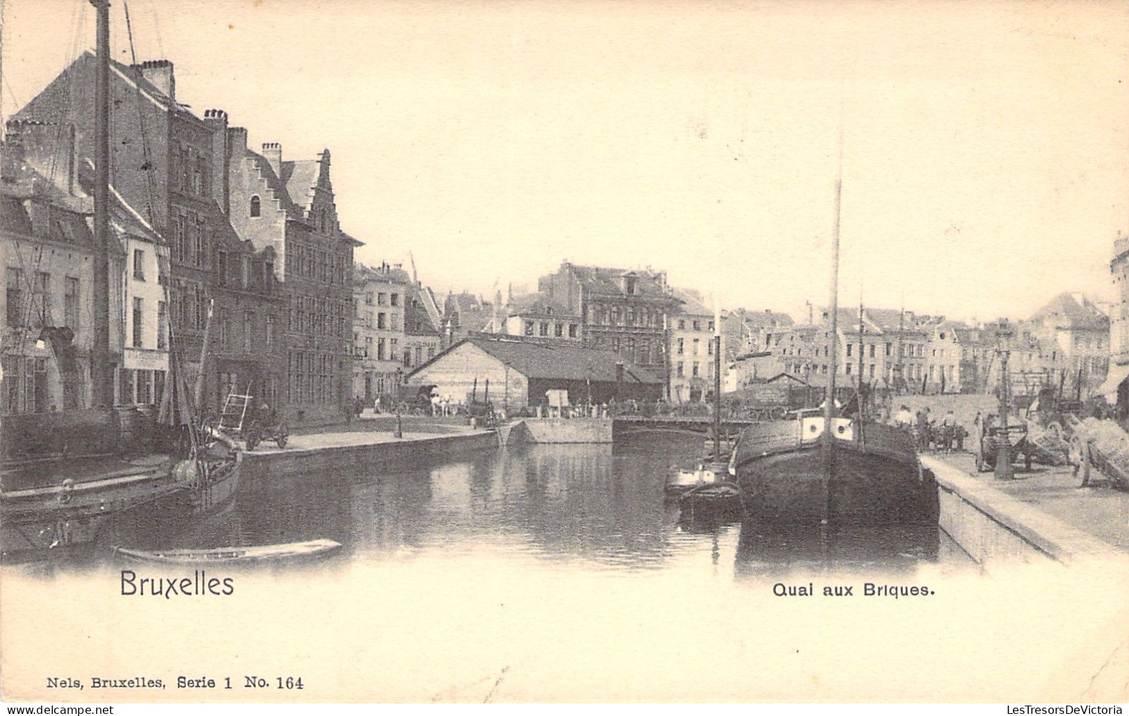 BELGIQUE - Bruxelles - Quai Aux Briques - Nels - Carte Postale Ancienne - - Bruxelles (Città)