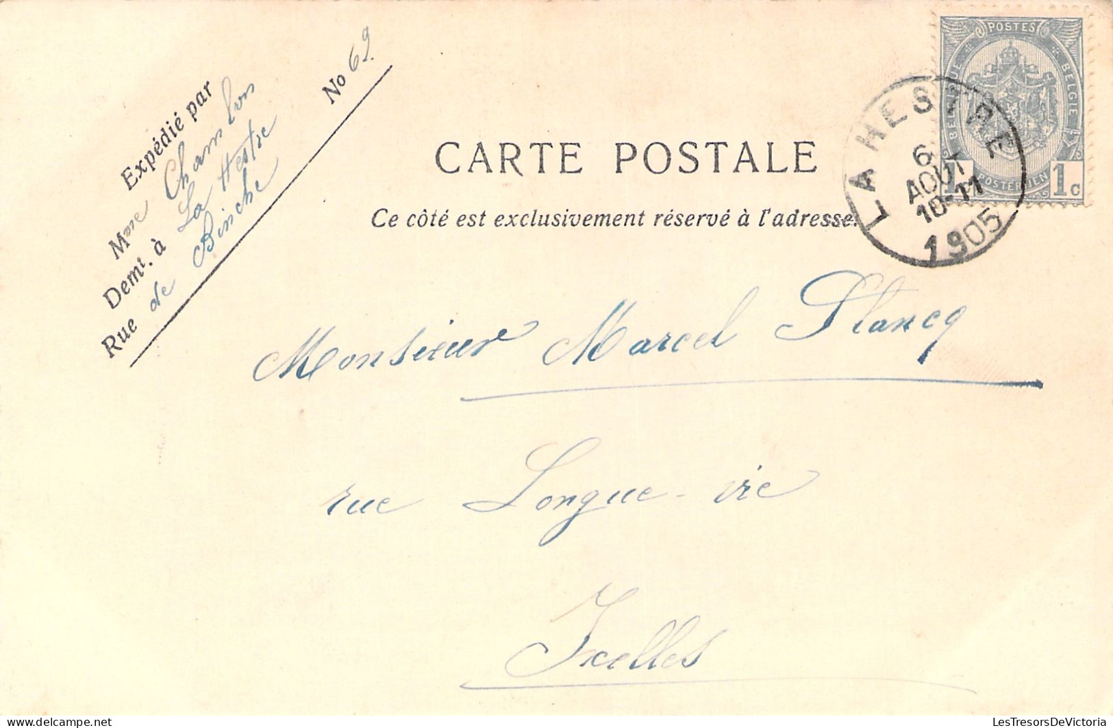 BELGIQUE - La Hestre - Ecole Des Soeurs  - Carte Postale Ancienne - - Other & Unclassified