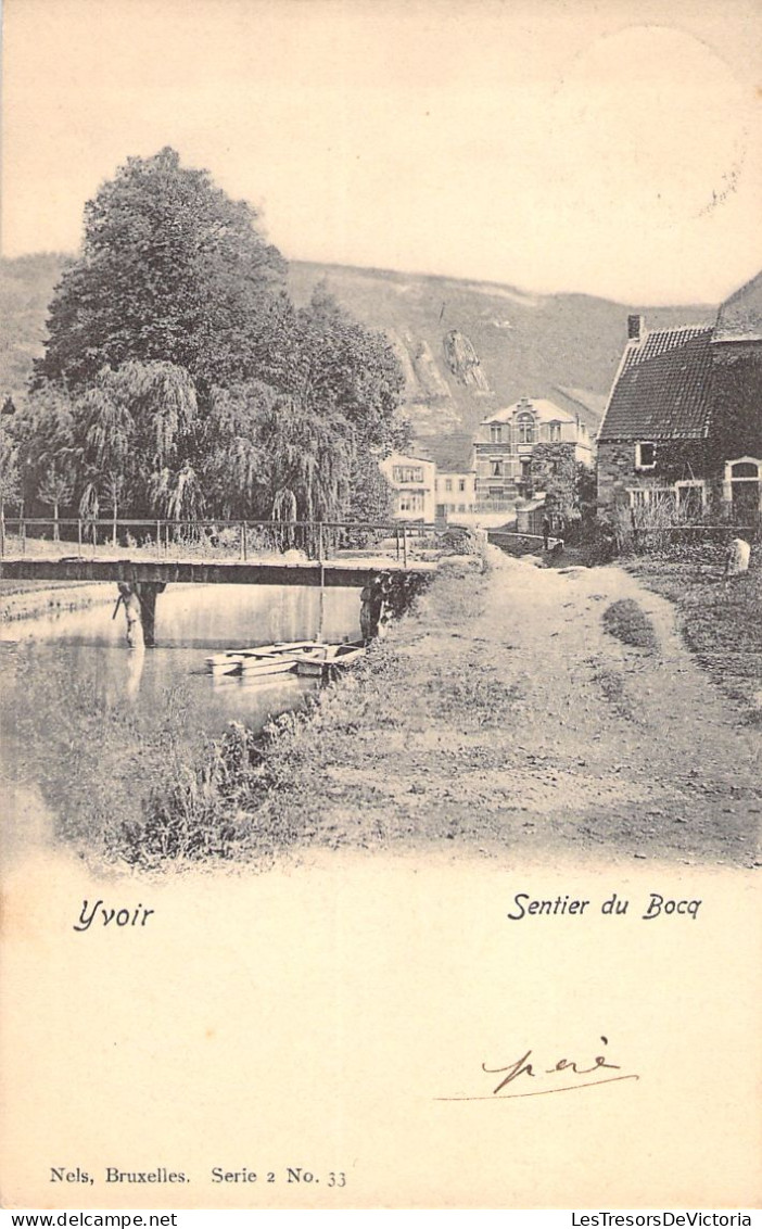 BELGIQUE - Yvoir - Sentier Du Bocq - Nels  - Carte Postale Ancienne - - Yvoir