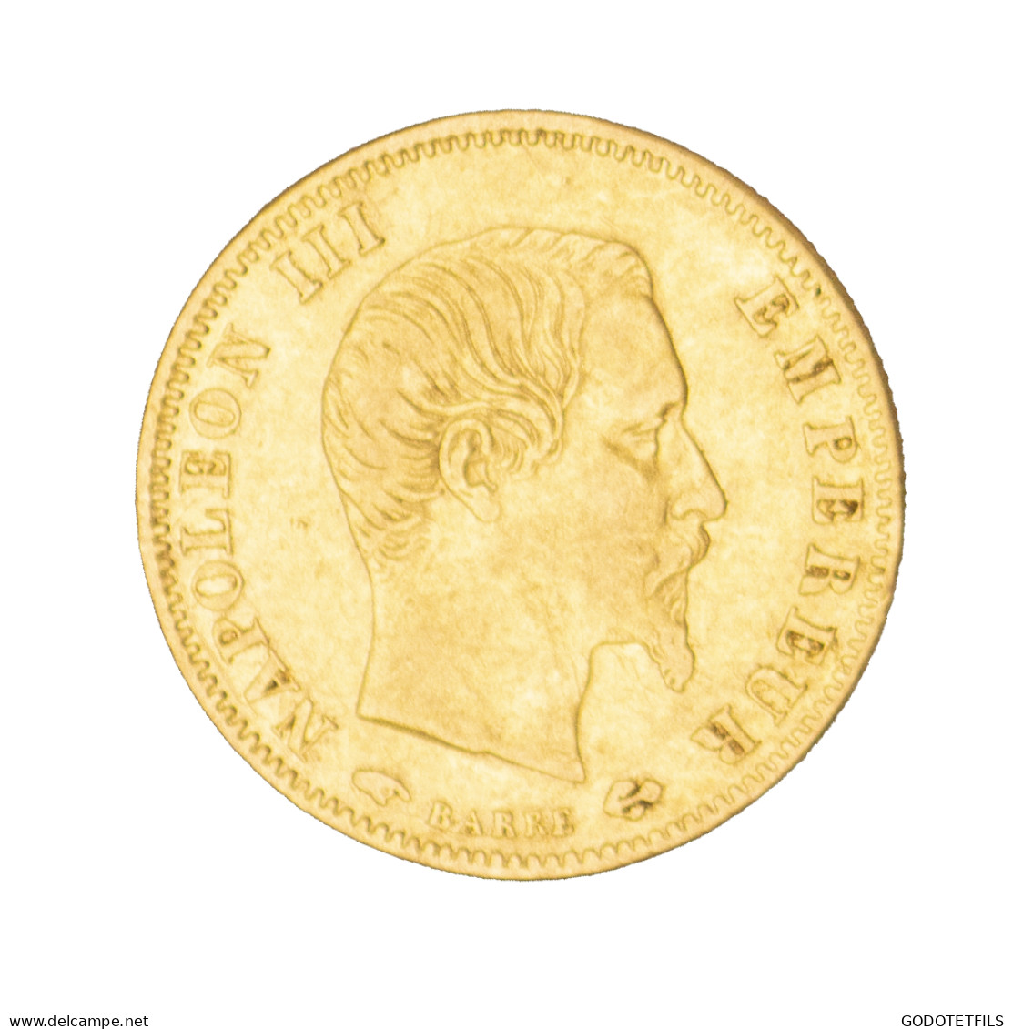 Second-Empire-5 Francs Napoléon III Tête Nue 1856 Paris - 5 Francs (gold)