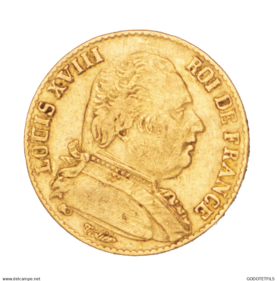 Louis XVIII-20 Francs 1815 Paris - 20 Francs (goud)