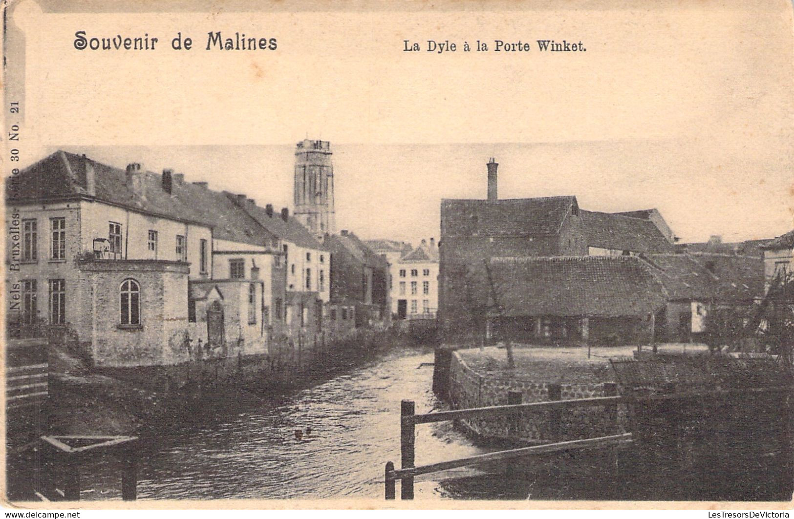 BELGIQUE - Souvenir De Malines - La Dyle A La Porte Winket - Nels - Carte Postale Ancienne - - Malines