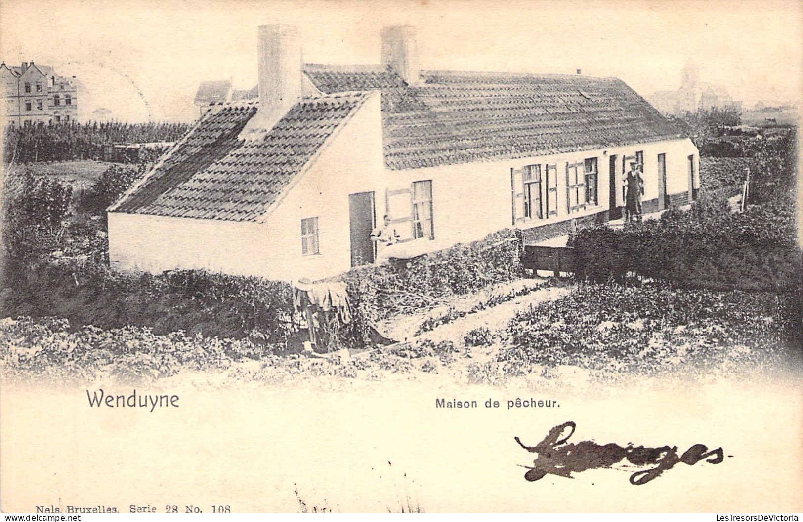 BELGIQUE - Wenduyne - Maison De Pecheur - Nels - Carte Postale Ancienne - - Wenduine