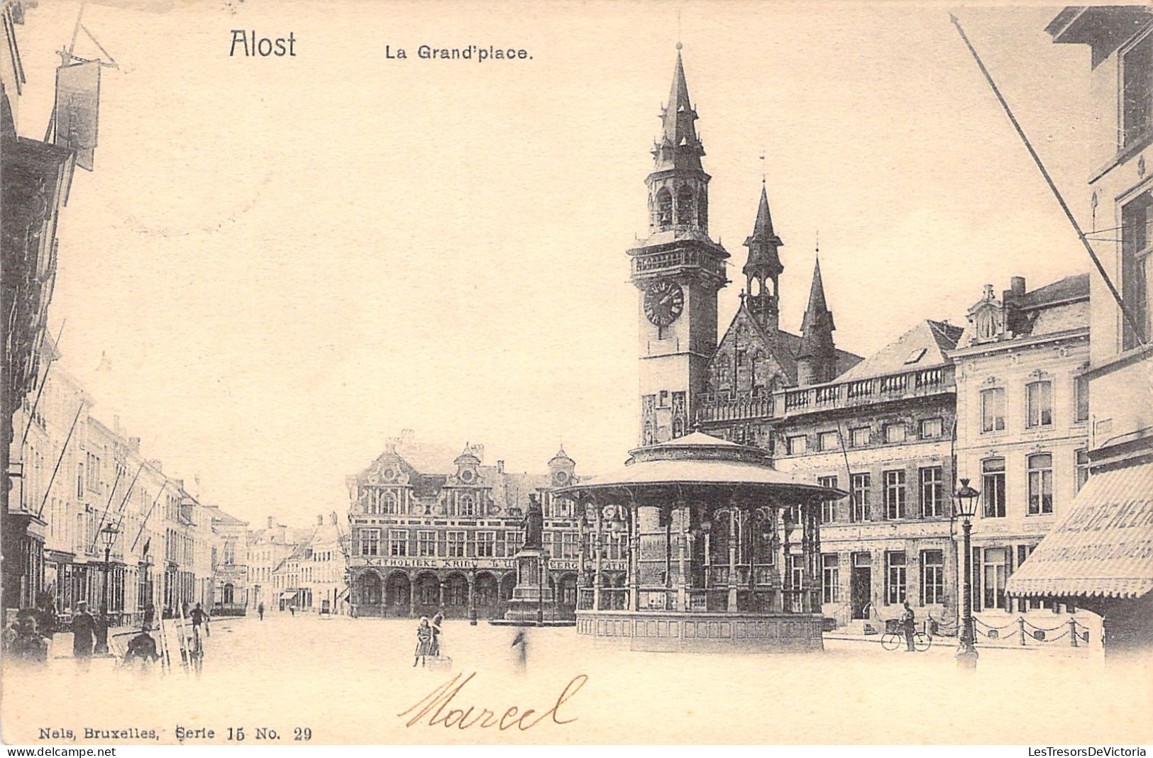 BELGIQUE - Alost - La Grand Place - Nels - Carte Postale Ancienne - - Aalst