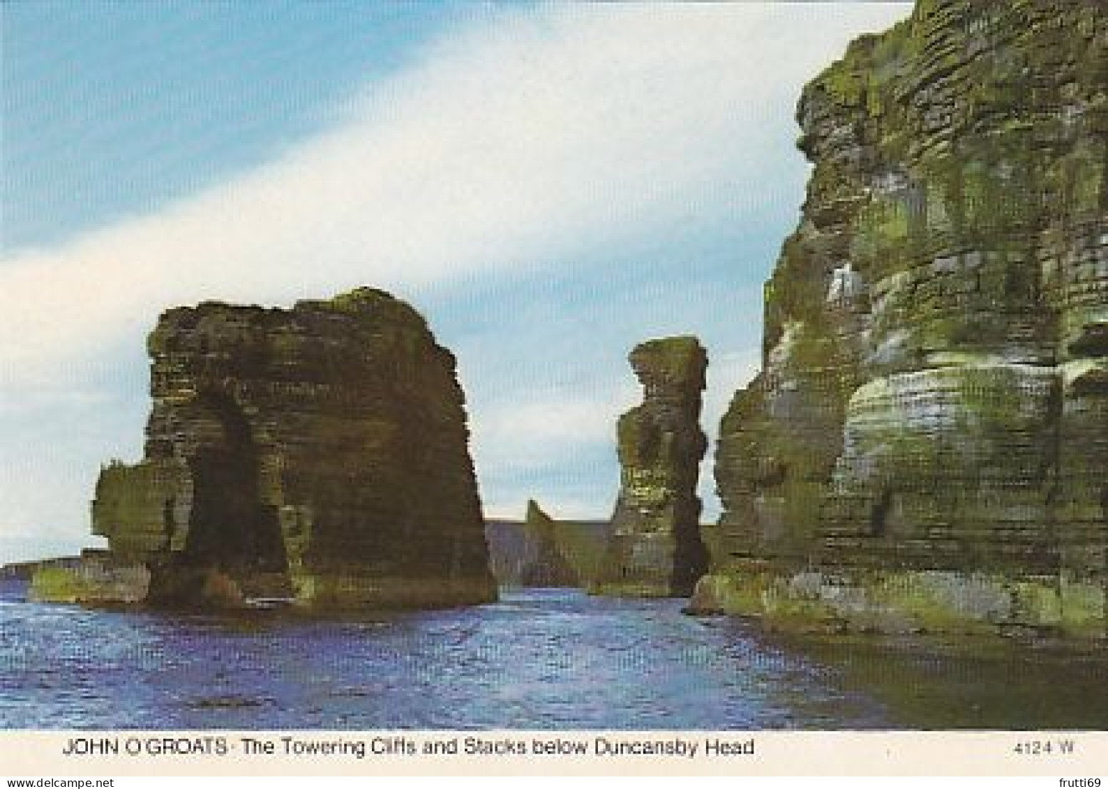 AK 173572 SCOTLAND - John O'Groats - The Towering Cliffs And Stacks Below Duncansby Head - Caithness