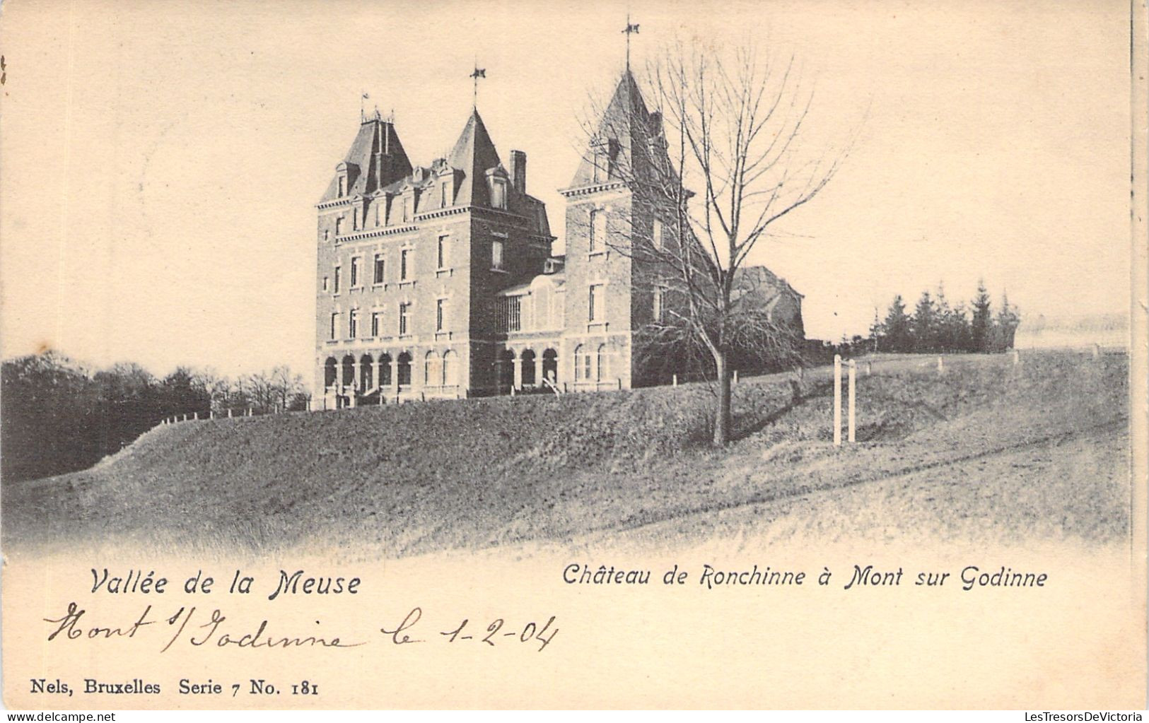 BELGIQUE - Vallée De La Meuse - Chateau De Ronchinne A Mont Sur Godinne - Nels - Carte Postale Ancienne - - Other & Unclassified