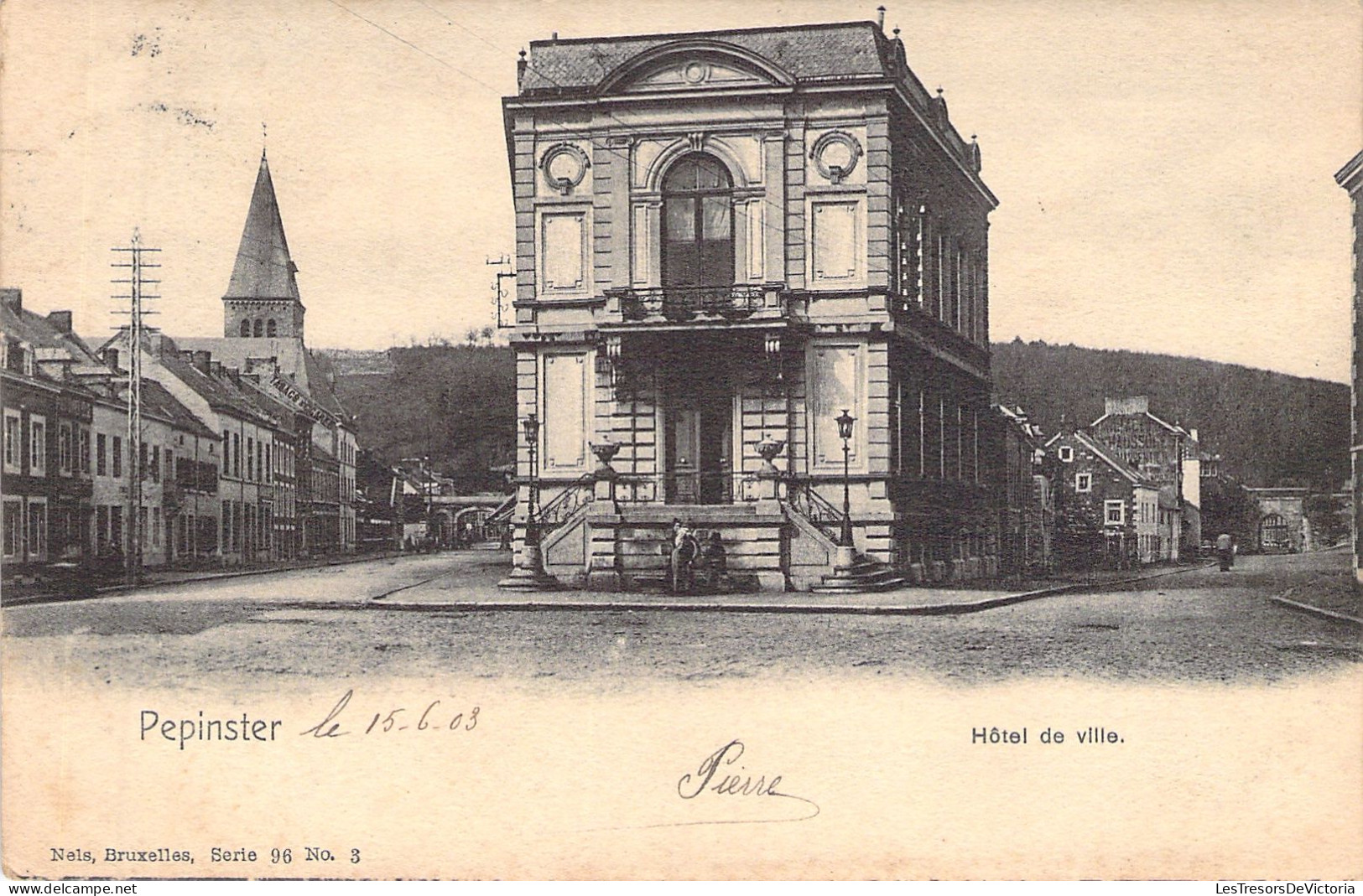 BELGIQUE - Pepinster - Hotel De Ville - Nels - Carte Postale Ancienne - - Pepinster