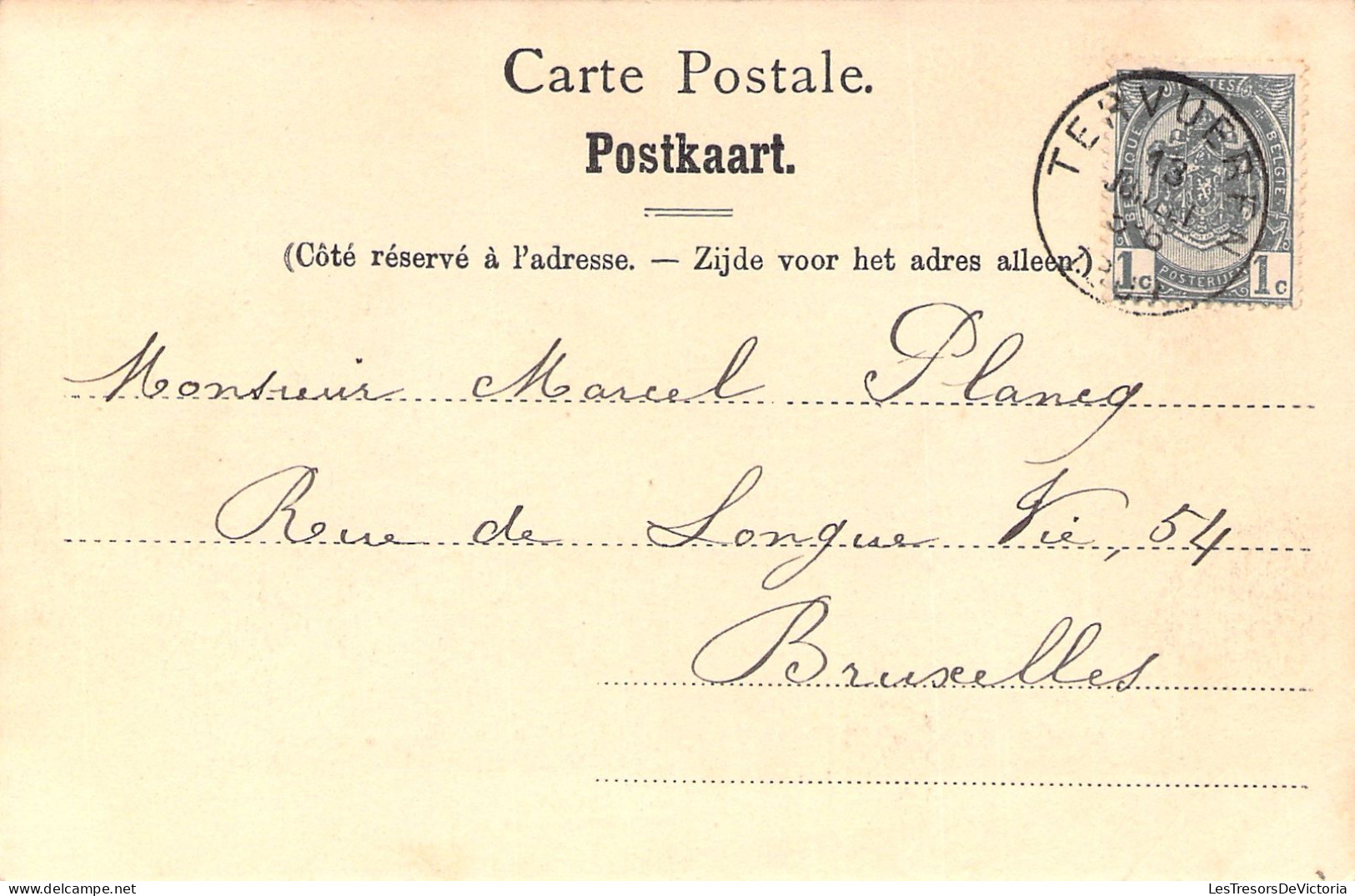 BELGIQUE - Avenue De Tervueren - Quatre Bras - Nels - Carte Postale Ancienne - - Andere & Zonder Classificatie