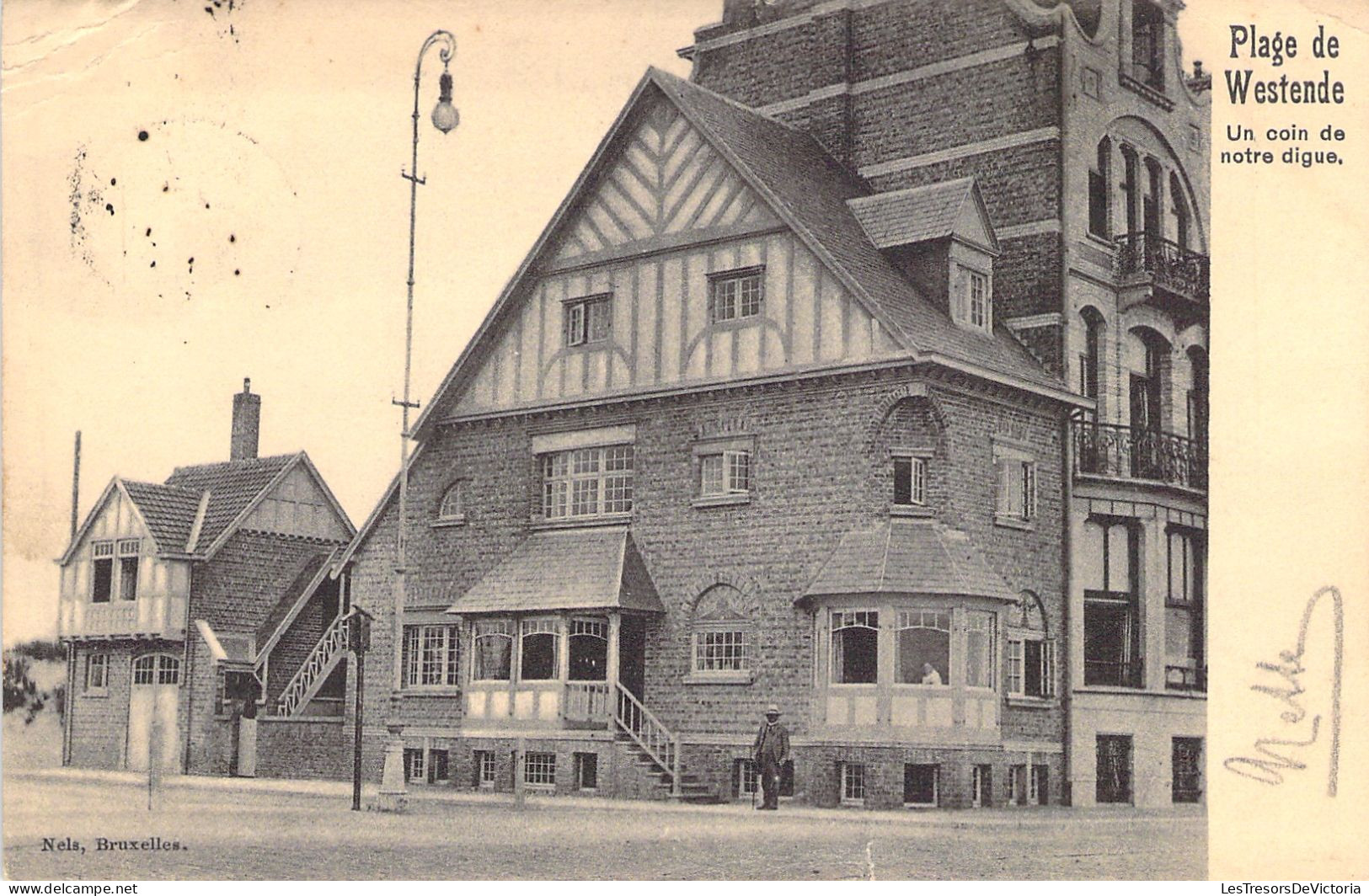 BELGIQUE - Plage De Westende - Un Coin De Notre Digue - Nels - Carte Postale Ancienne - - Westende