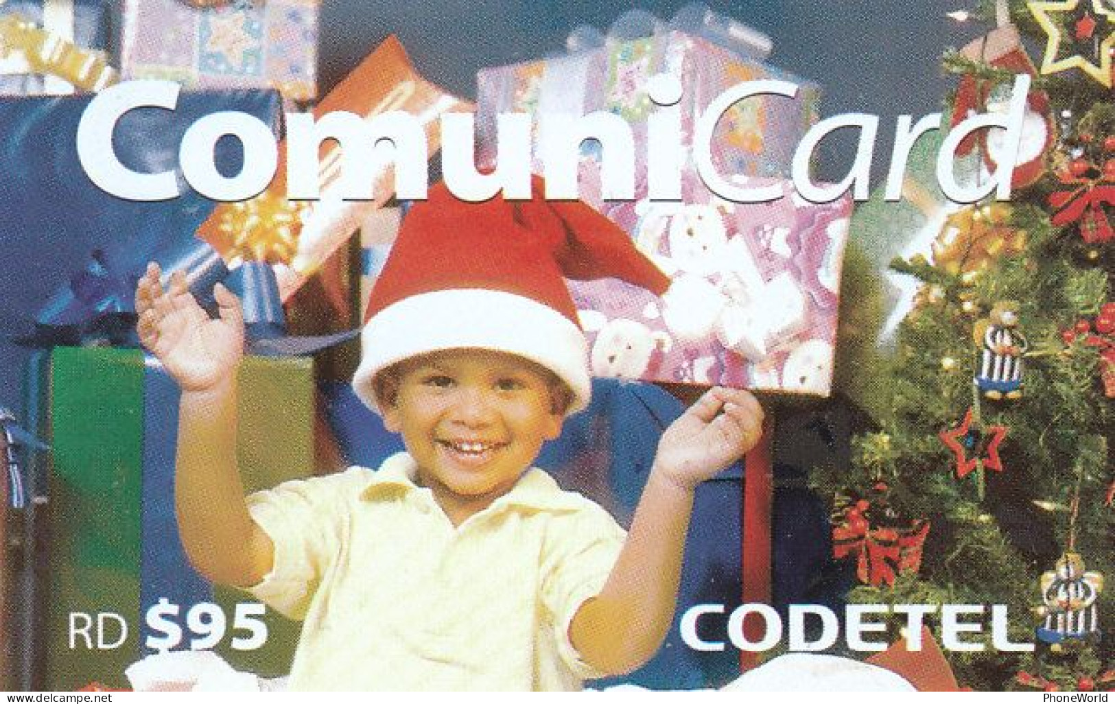 Dominican Republic, Codetel Christmas - Dominik. Republik