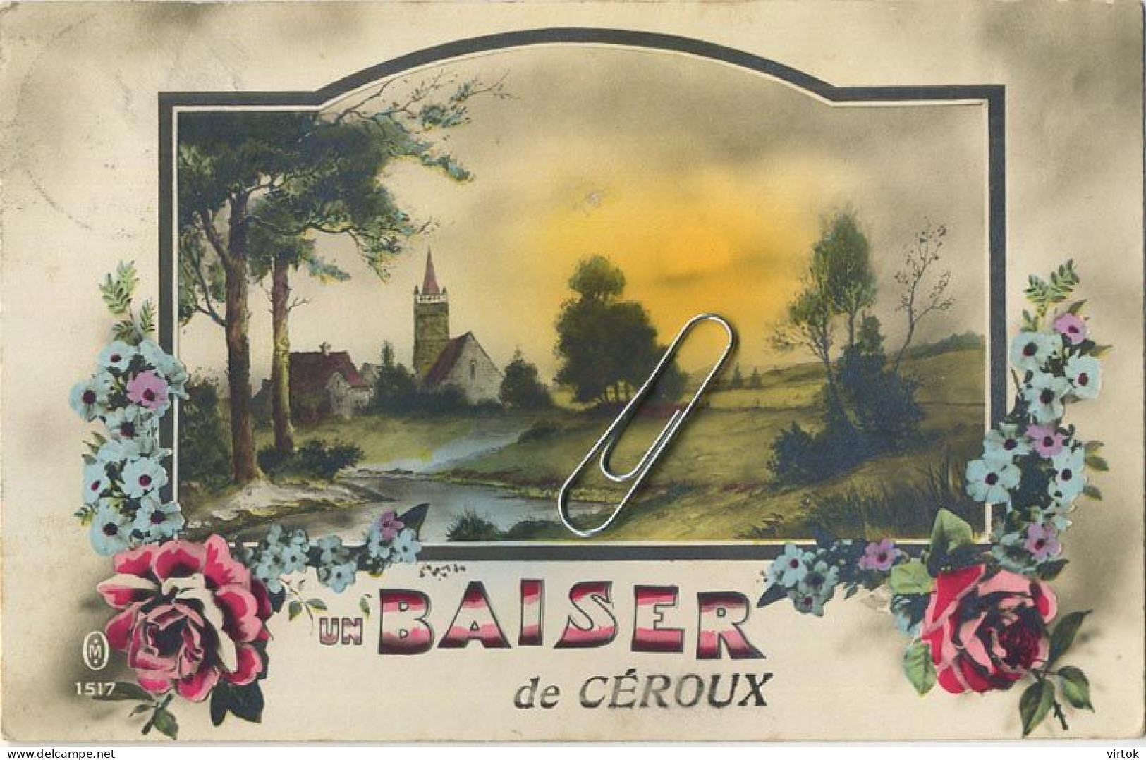 Céroux-Mousty  :   Un Baiser  1934 - Ottignies-Louvain-la-Neuve