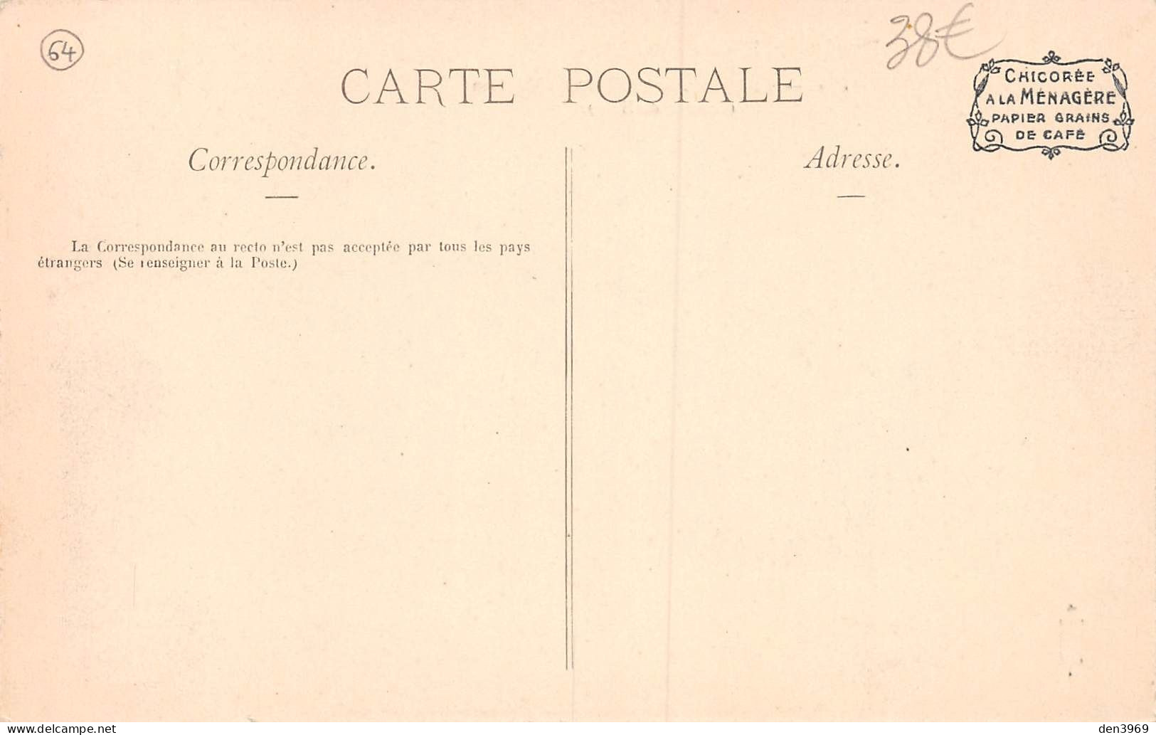 LASSEUBE (Pyrénées-Atlantiques) - La Route D'Oloron (Carrère De Haut) - Pub Chicorée A La Ménagère - Lasseube