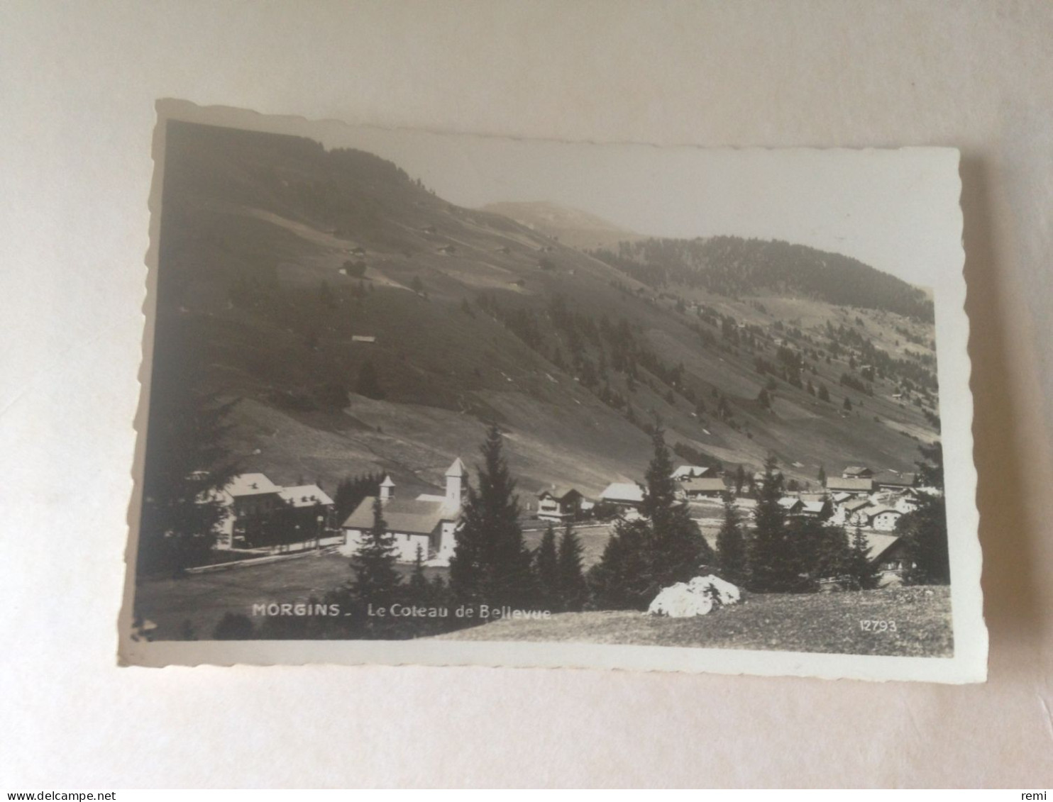 MORGINS Suisse Troistorrents Le Coteau De Bellevue écrite D'Abondance En Août 1934 - Troistorrents