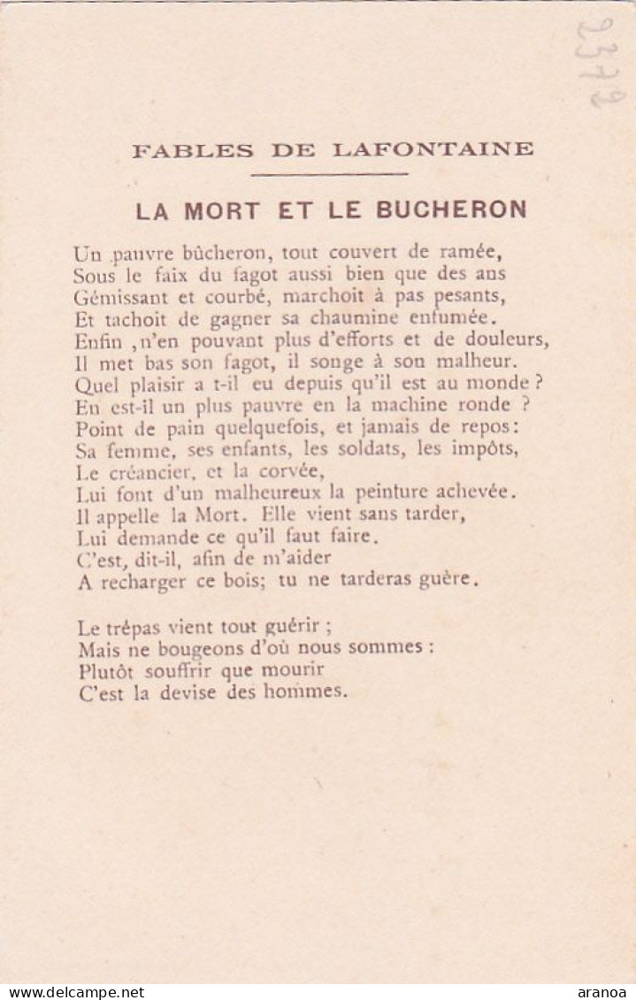 Fables De Lafontaine -- La Mort Et Le Bucheron -- D'après Gustave Doré --- 2372 - Contes, Fables & Légendes