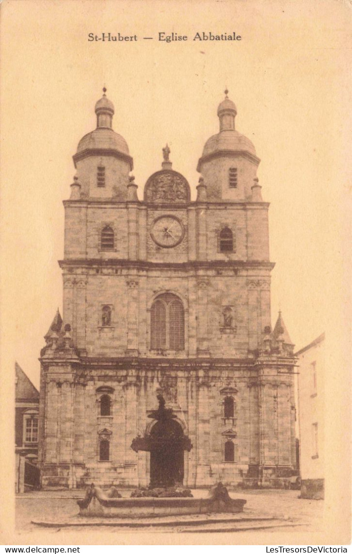 BELGIQUE - Saint Hubert - Église Abbatiale - Carte Postale Ancienne - Saint-Hubert