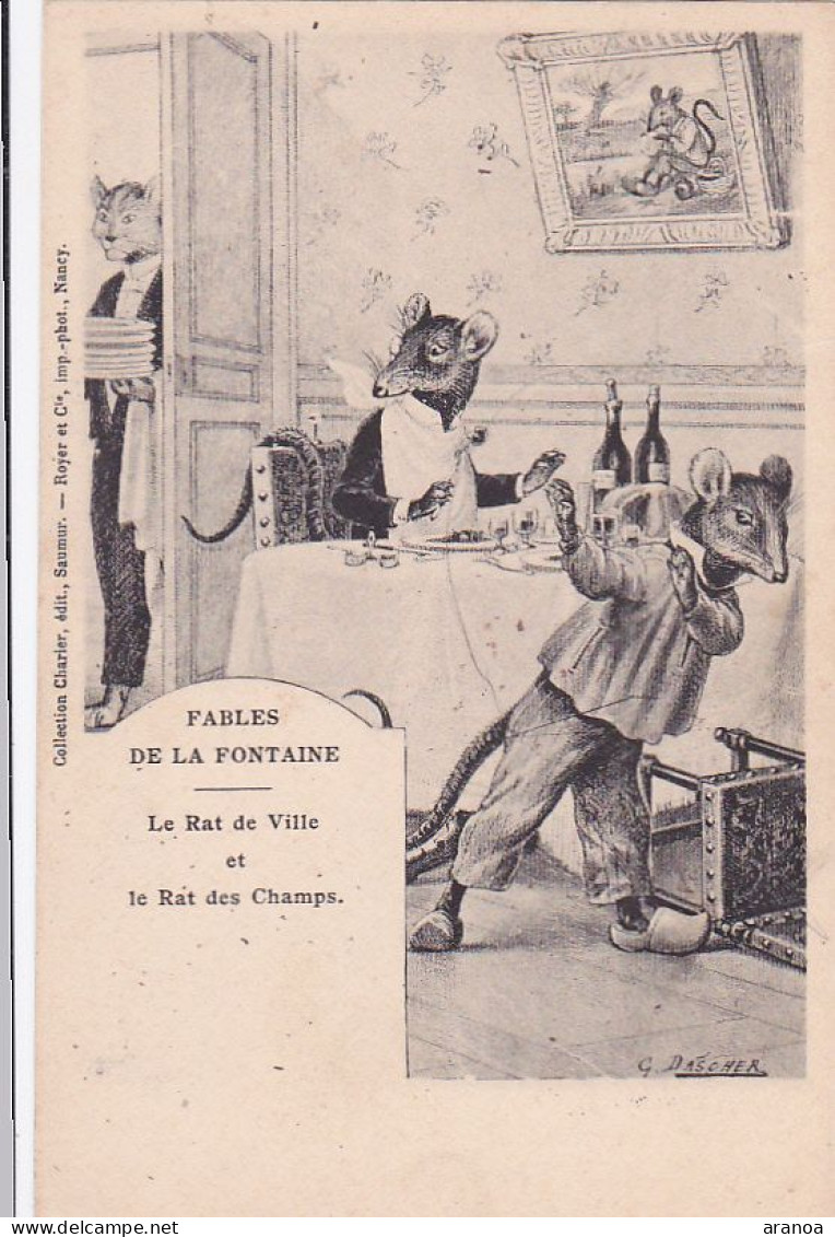 Fables De La Fontaine -- Le Rat De Ville Et Le Rat Des Champs --- 2375 - Contes, Fables & Légendes