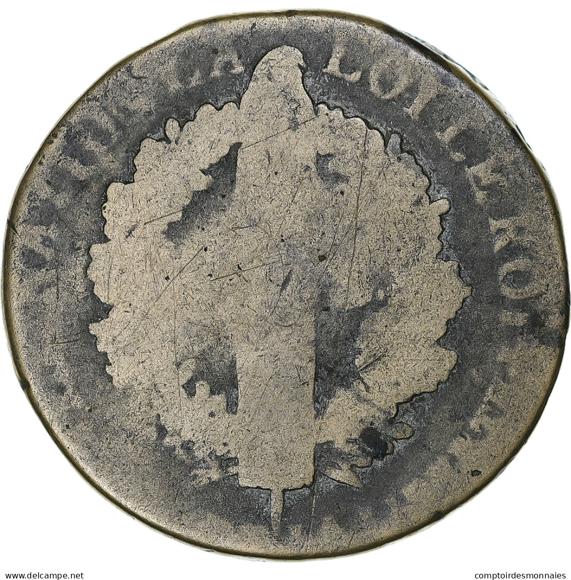 France, Louis XVI, 2 Sols François, 1792, Arras, Métal De Cloche, TB - Autres & Non Classés