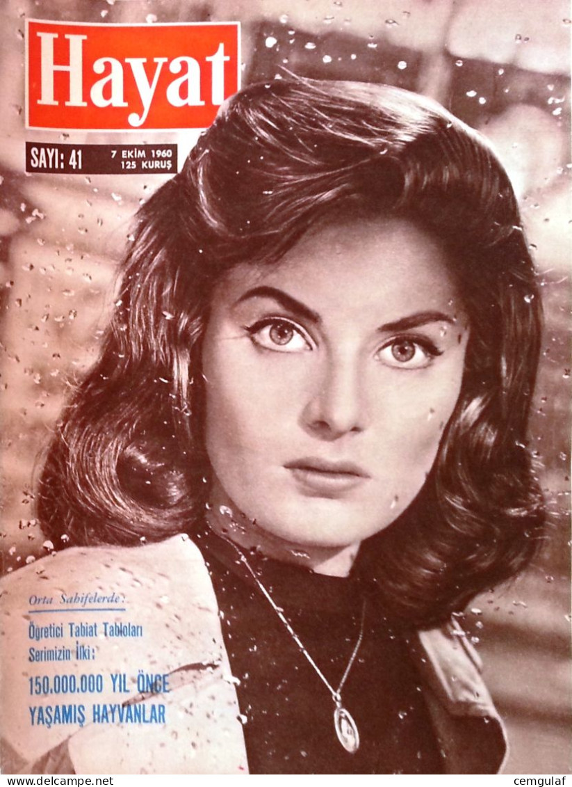 LIFE Magazine TURKISH EDITION (FASHION, CINEMA, NEWS,ADS) HAYAT 41/1960 BELINDA LEE - Cine & Televisión