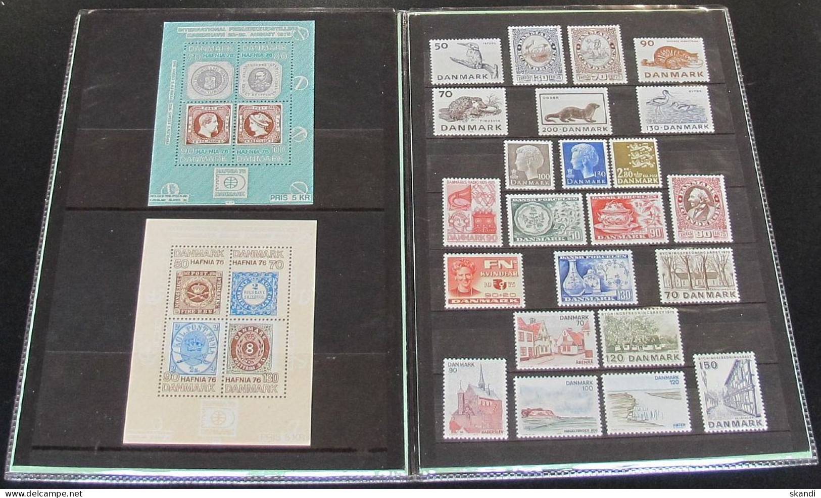 DÄNEMARK 1975 Mi-Nr. 580-610 Jahresmappe - Year Set ** MNH - Années Complètes