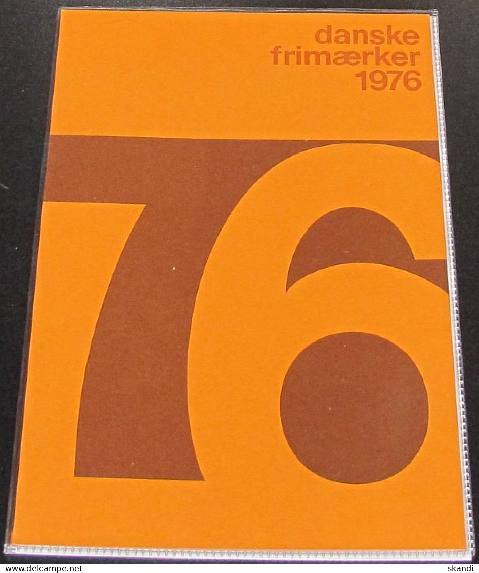 DÄNEMARK 1976 Mi-Nr. 611-634 Jahresmappe - Year Set ** MNH - Ganze Jahrgänge