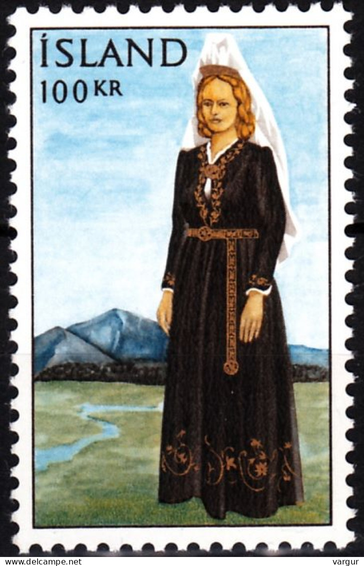ICELAND / ISLAND 1965 Folklore: National Costume. Single, MNH - Costumes