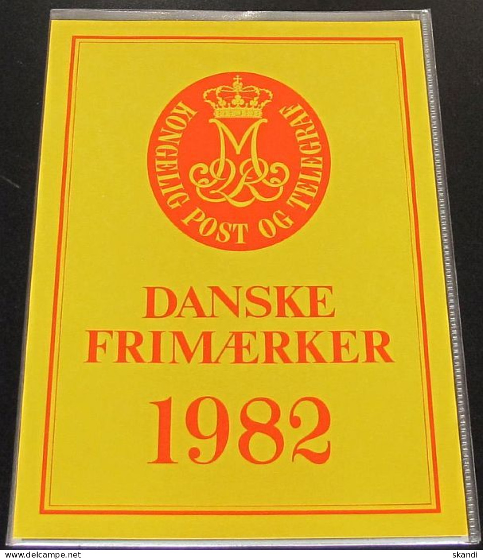 DÄNEMARK 1982 Mi-Nr. 746-766 Jahresmappe - Year Set ** MNH - Ganze Jahrgänge