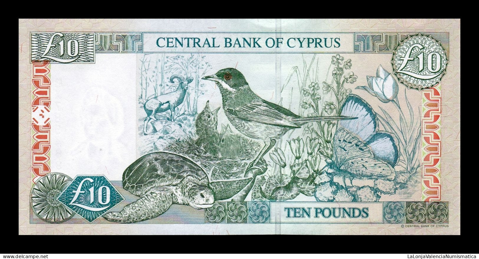 Chipre Cyprus 10 Pounds 2005 Pick 62e Sc Unc - Zypern