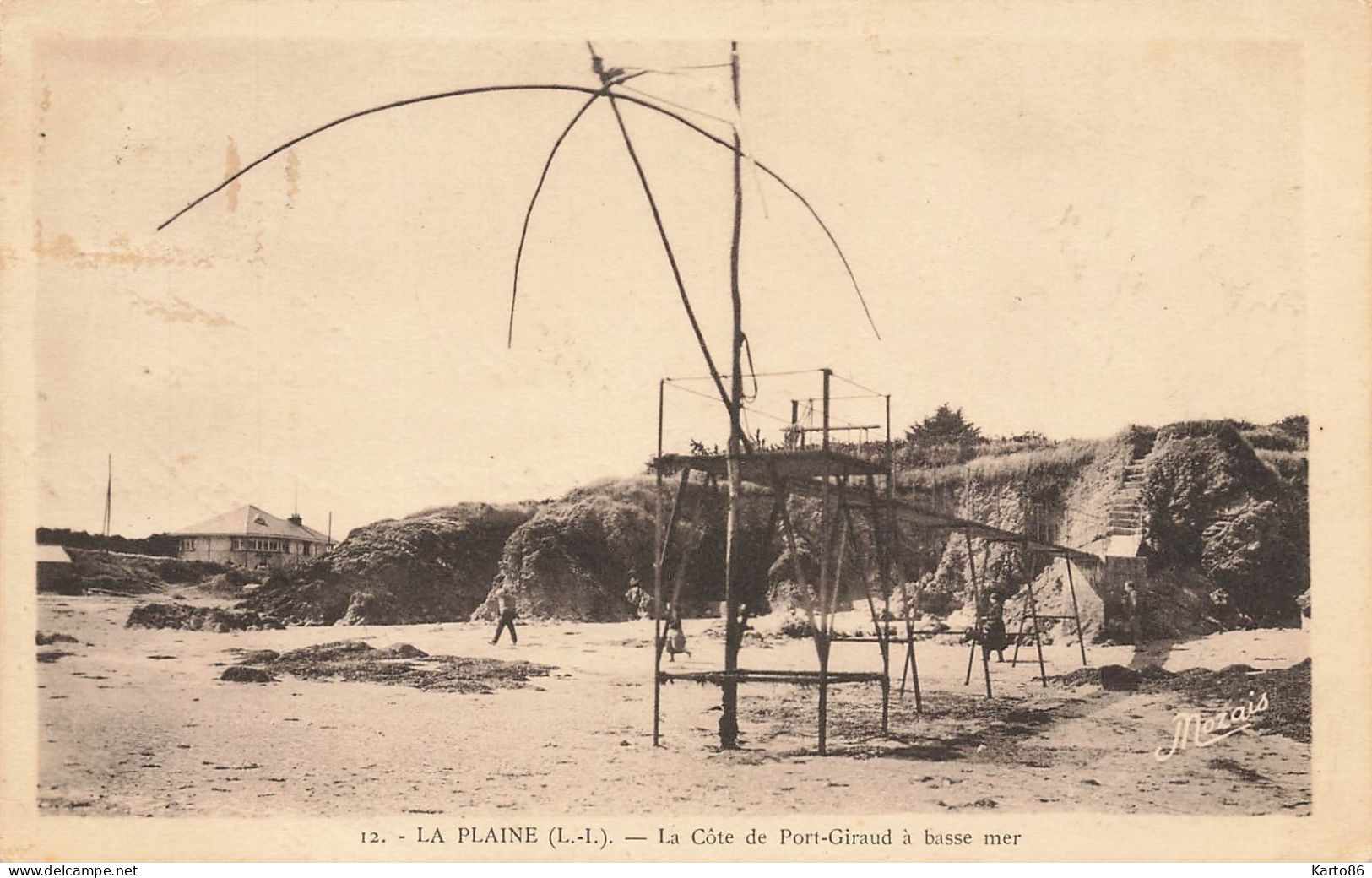 La Plaine Sur Mer * La Côte à Port Grimaud à Basse Mer * Pêcherie Carrelet - La-Plaine-sur-Mer