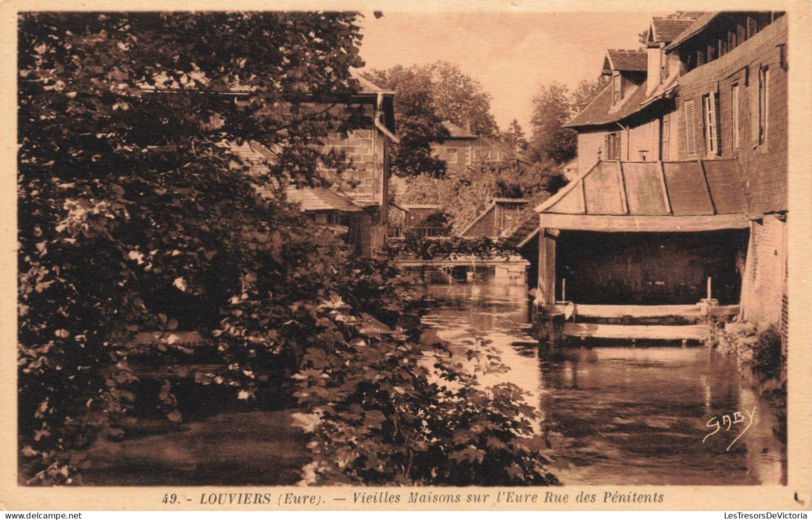 FRANCE - Louviers - Vieilles Maisons Sur L'Eure - Rue Des Pénitents - Carte Postale Ancienne - Louviers