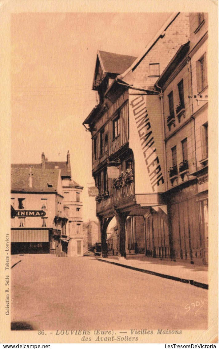 FRANCE - Louviers - Vieilles Maisons Des Avant-Soliers - Carte Postale Ancienne - Louviers