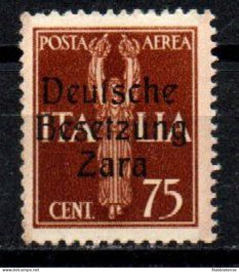 1943 - Italia - Occupazione Tedesca Di Zara PA 3 Posta Aerea     ------- - German Occ.: Zara