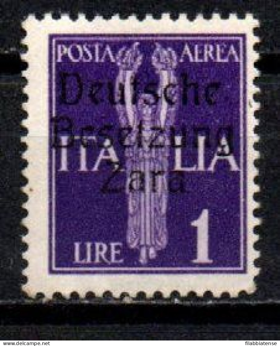 1943 - Italia - Occupazione Tedesca Di Zara PA 5 Posta Aerea     ------- - German Occ.: Zara