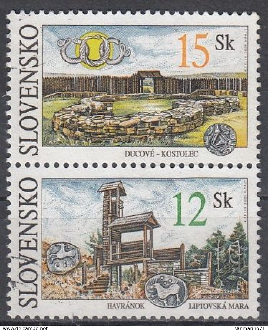 SLOVAKIA 391-392,used,falc Hinged - Used Stamps