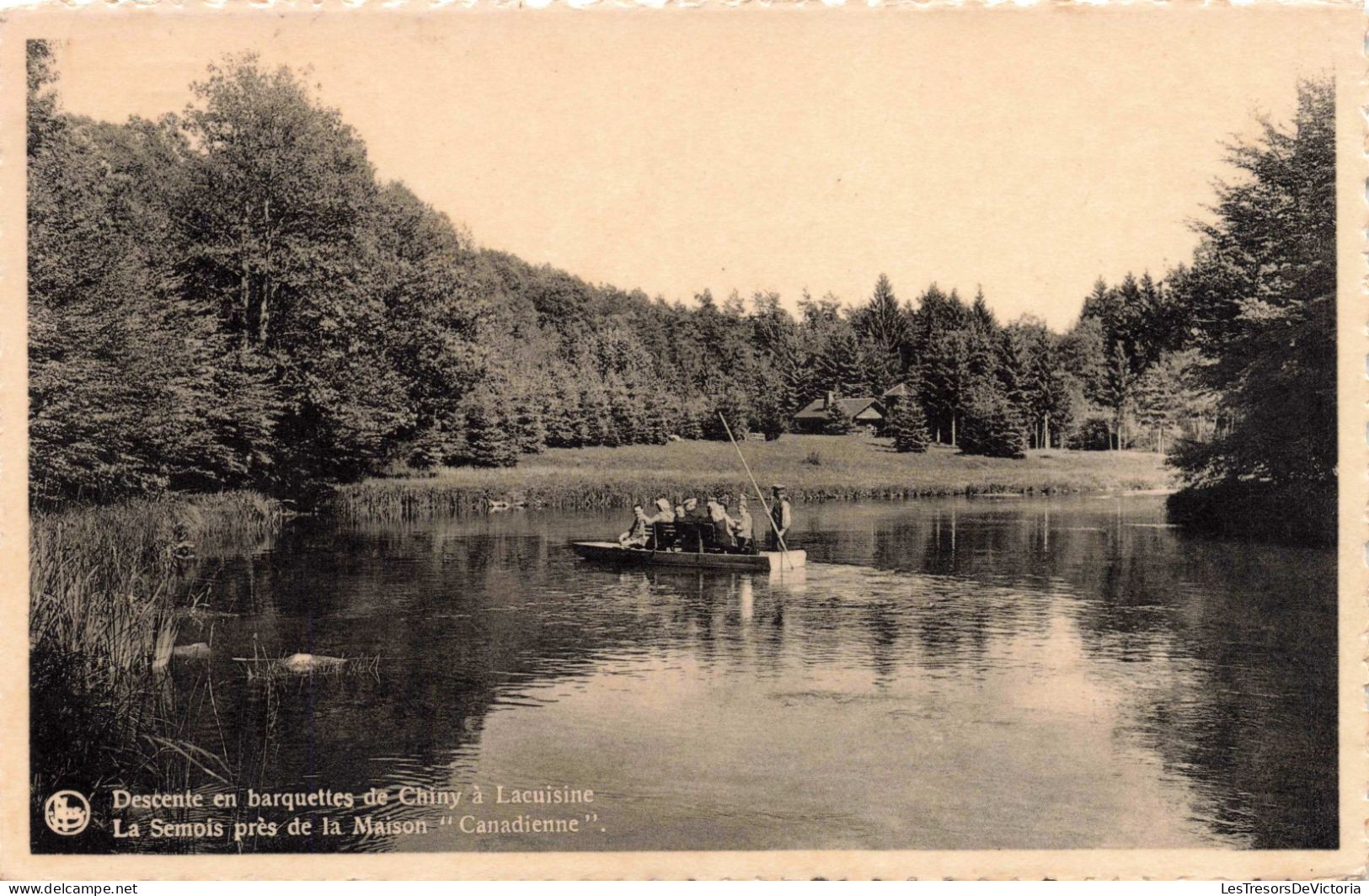 BELGIQUE - Chiny - Descente En Barquettes De Chiny à Lacuisine - Carte Postale Ancienne - Chiny