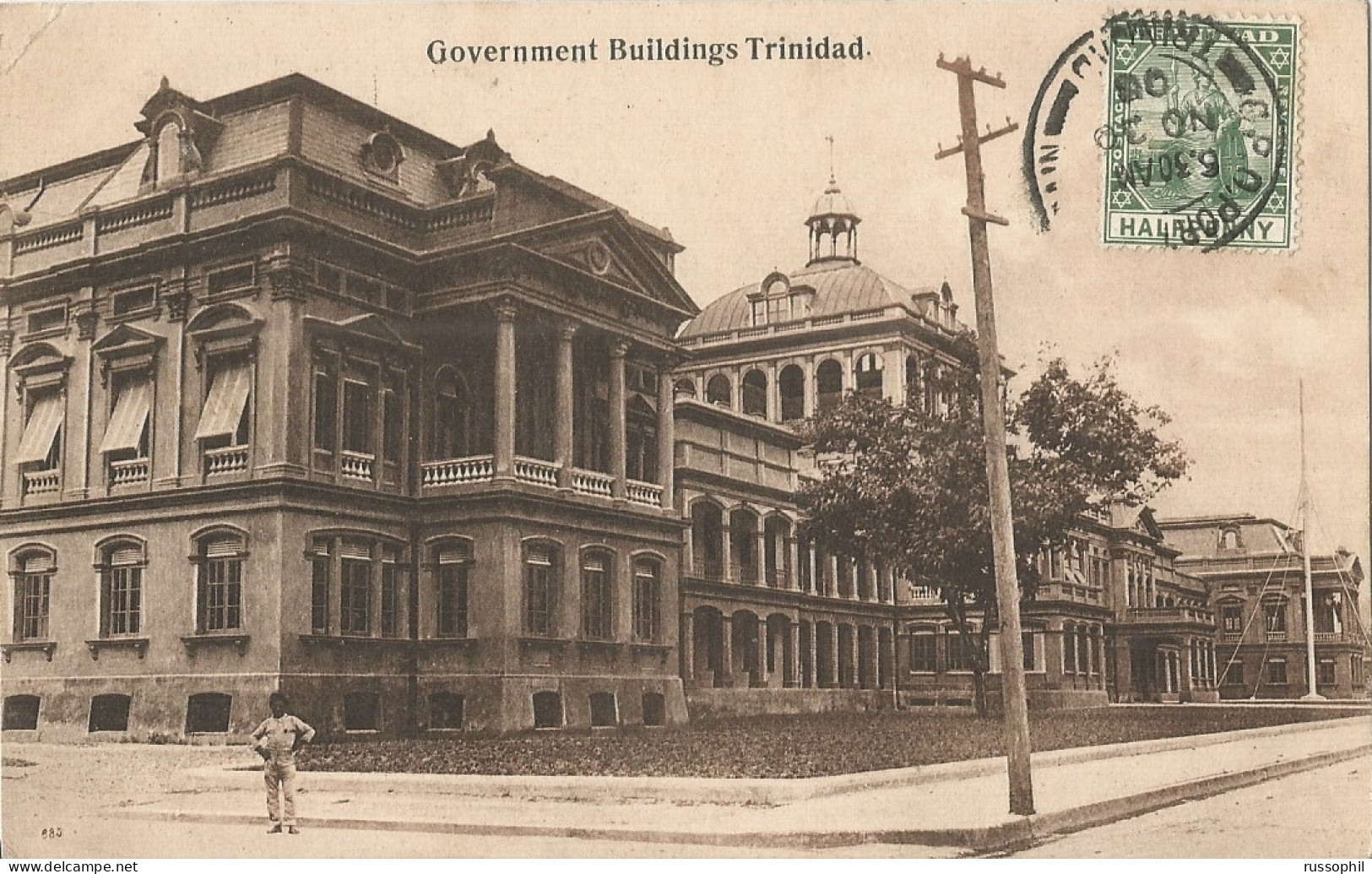 TRINIDAD - GOVERNMENT BUILDINGS -  PUB. GOODWILLE - 1908 - Trinidad