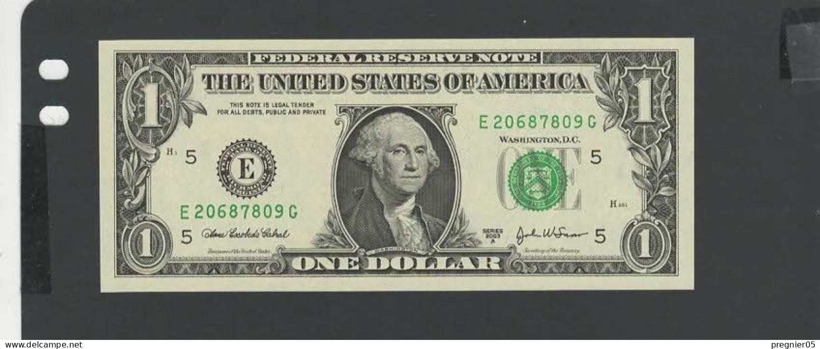 USA - Billet 1 Dollar 2003A NEUF/UNC P.515b § E 809 - Billets De La Federal Reserve (1928-...)