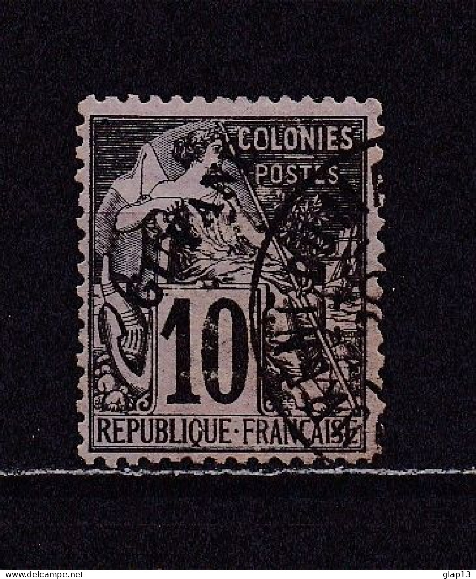 GUYANE FRANCAISE 1881 TIMBRE N°20 OBLITERE DEESSE ASSISE - Oblitérés