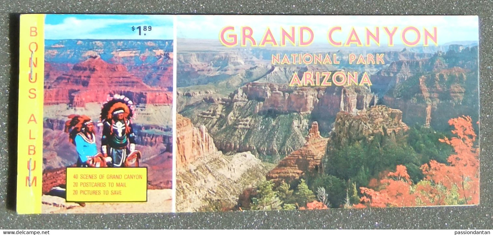 Carnet De Cartes Postales Modernes Sur Le Grand Canyon - National Park - Arizona Aux États Unis - Grand Canyon