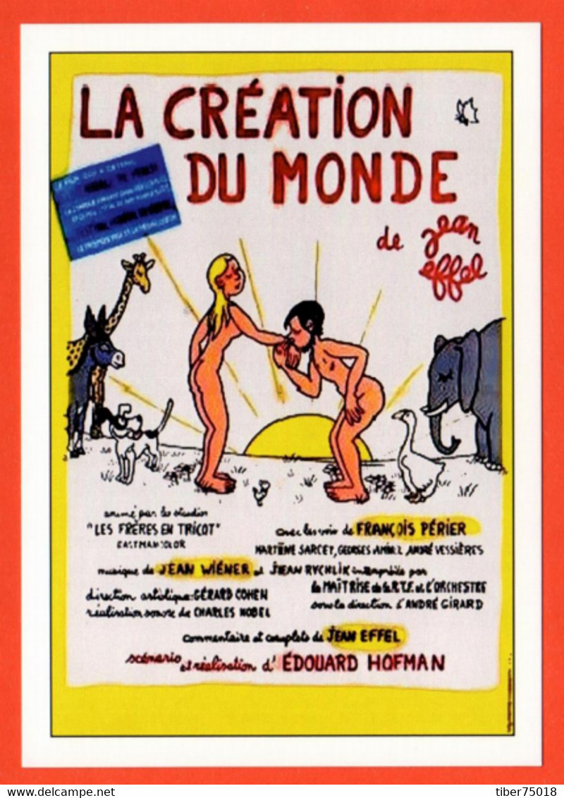 Carte Postale : La Création Du Monde (affiche) Illustration : Jean Effel - Effel