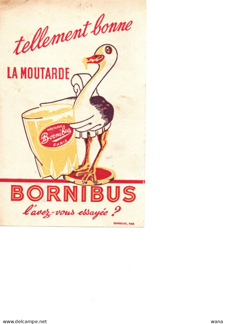 Buvard Moutarde BORNIBUS - Mostard