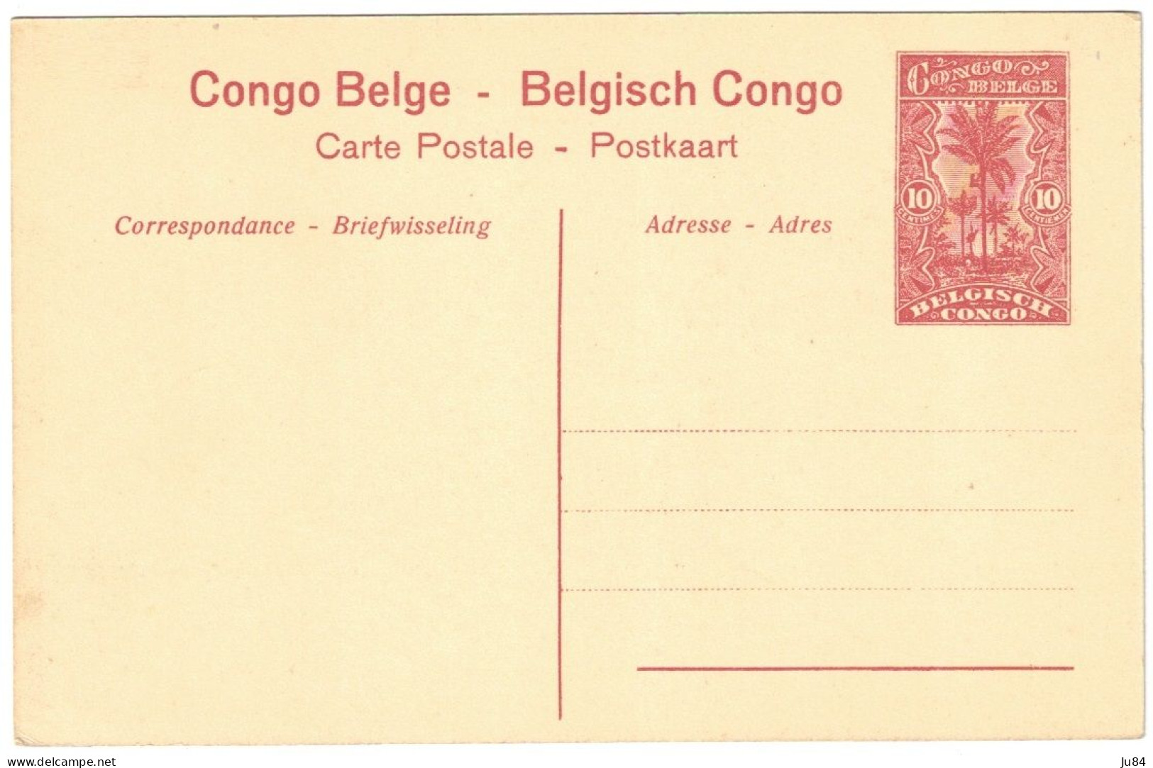 Afrique - Congo - Congo Belge - Vue Sur Le Fleuve à Banana - Entier Postal - Carte Vierge - Lettres & Documents