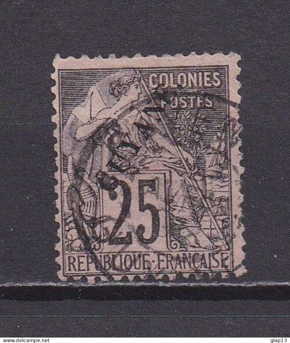 GUYANE FRANCAISE 1881 TIMBRE N°23 OBLITERE DEESSE ASSISE - Oblitérés