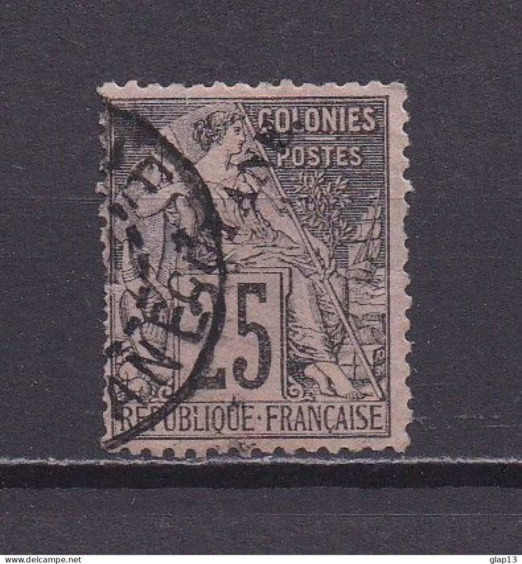 GUYANE FRANCAISE 1881 TIMBRE N°23 OBLITERE DEESSE ASSISE - Oblitérés