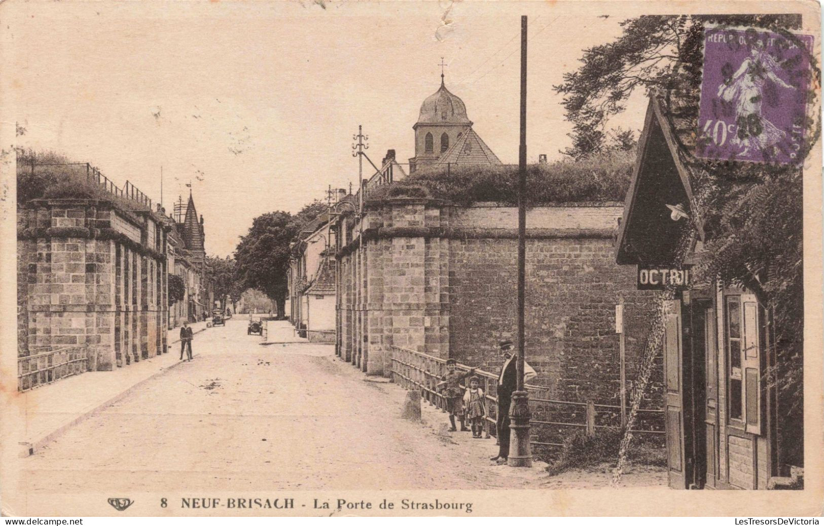 FRANCE - Neuf Brisach - La Porte De Strasbourg - Carte Postale Ancienne - Neuf Brisach