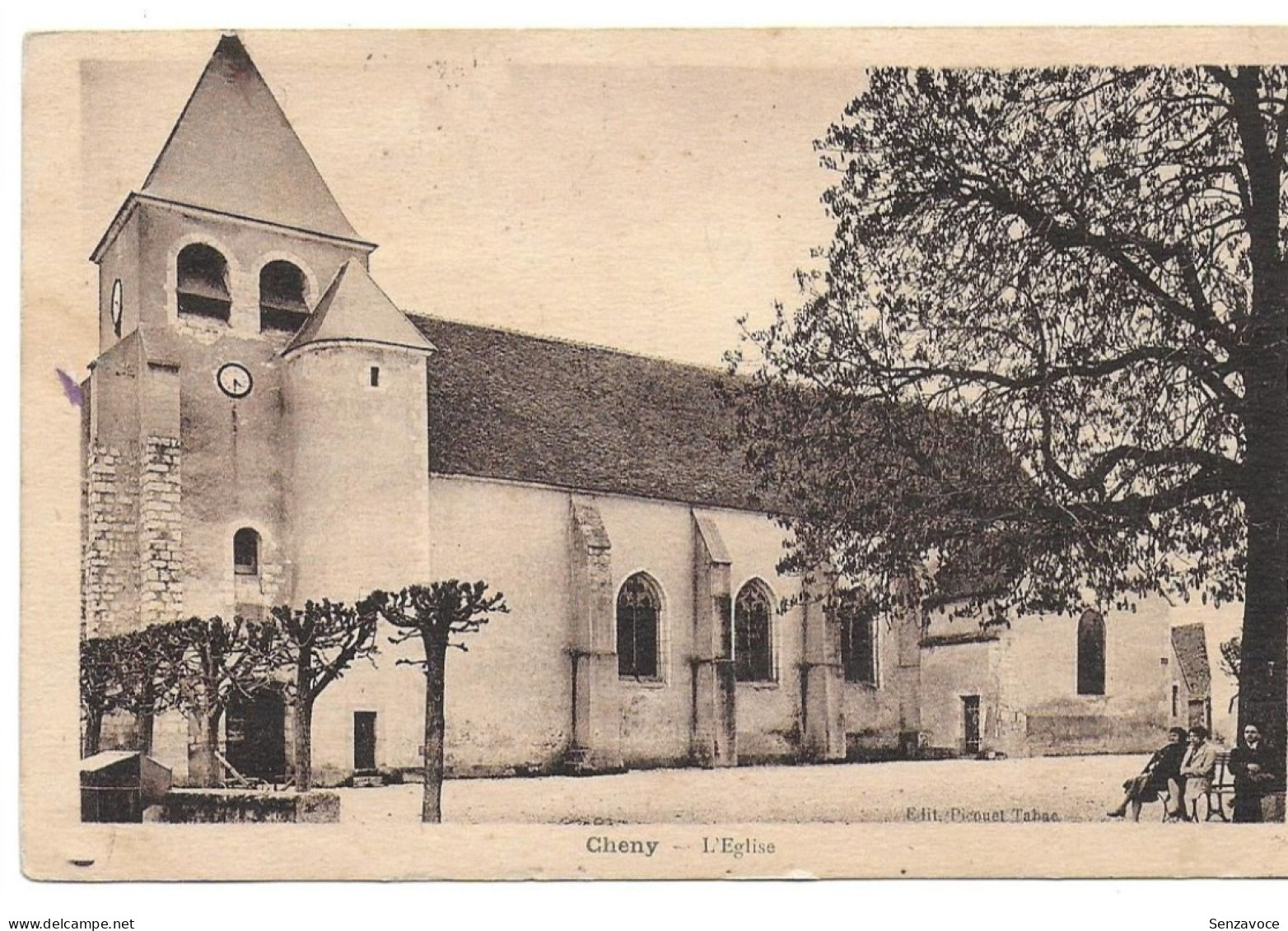 Cheny - L'église - Edit. Picouet Tabac - Cheny