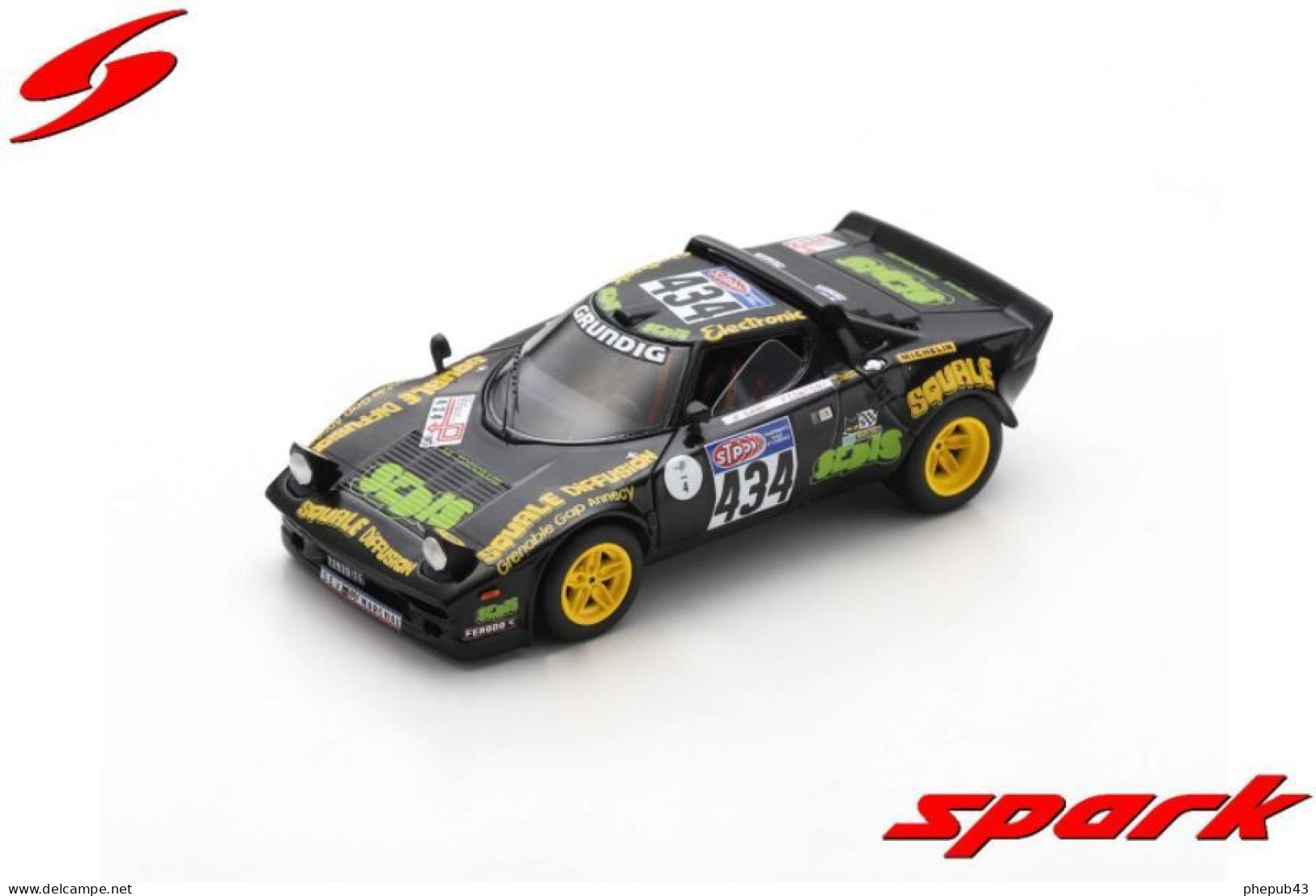 Lancia Stratos HF - Tour De France Auto 1976 #434 - Bruno Saby/Françoise Conconi - Spark - Spark