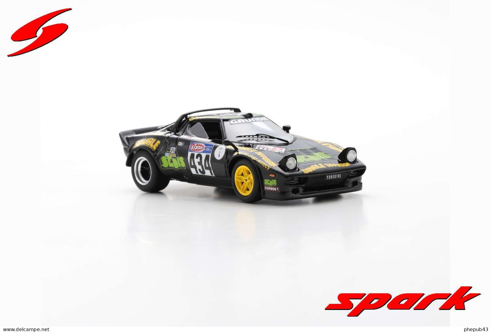 Lancia Stratos HF - Tour De France Auto 1976 #434 - Bruno Saby/Françoise Conconi - Spark - Spark