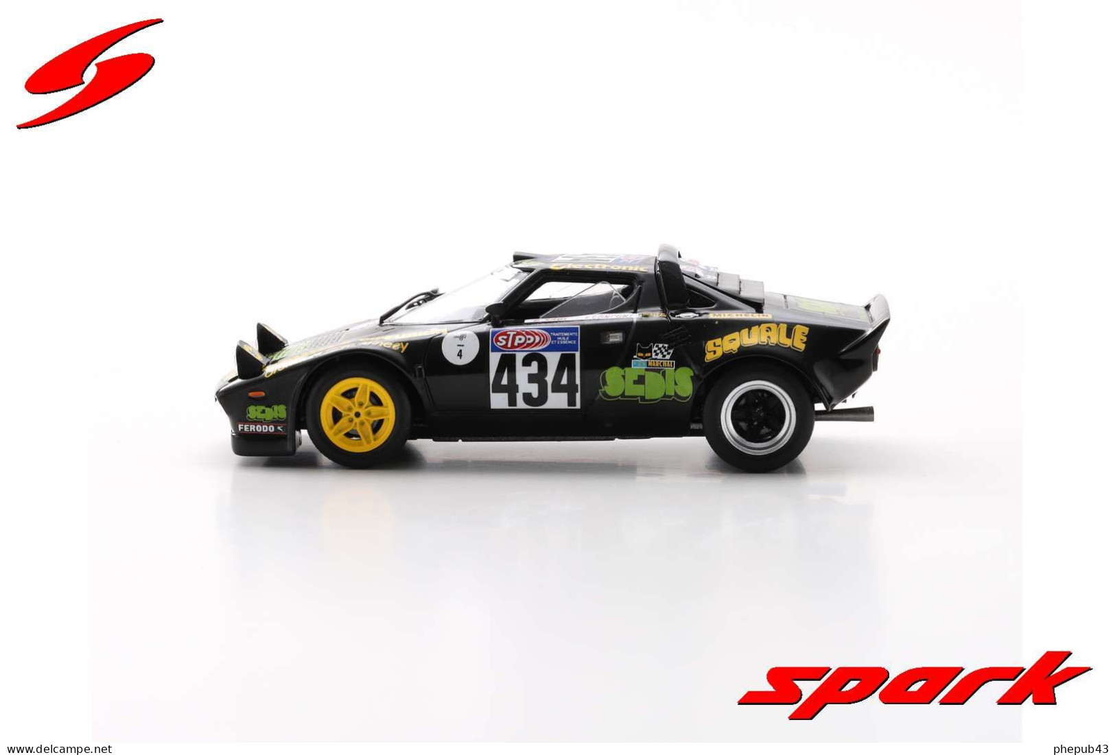 Lancia Stratos HF - Tour De France Auto 1976 #434 - Bruno Saby/Françoise Conconi - Spark - Spark