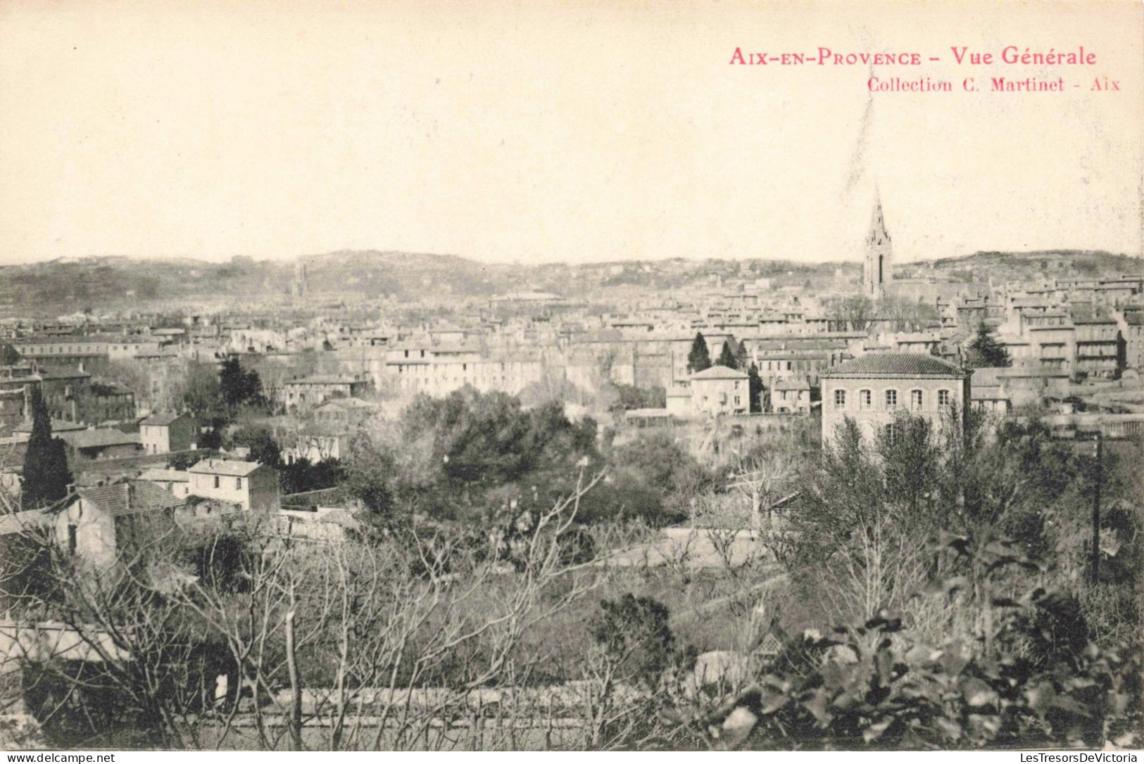 FRANCE - Aix-en-Provence - Vue Générale - Carte Postale Ancienne - Aix En Provence