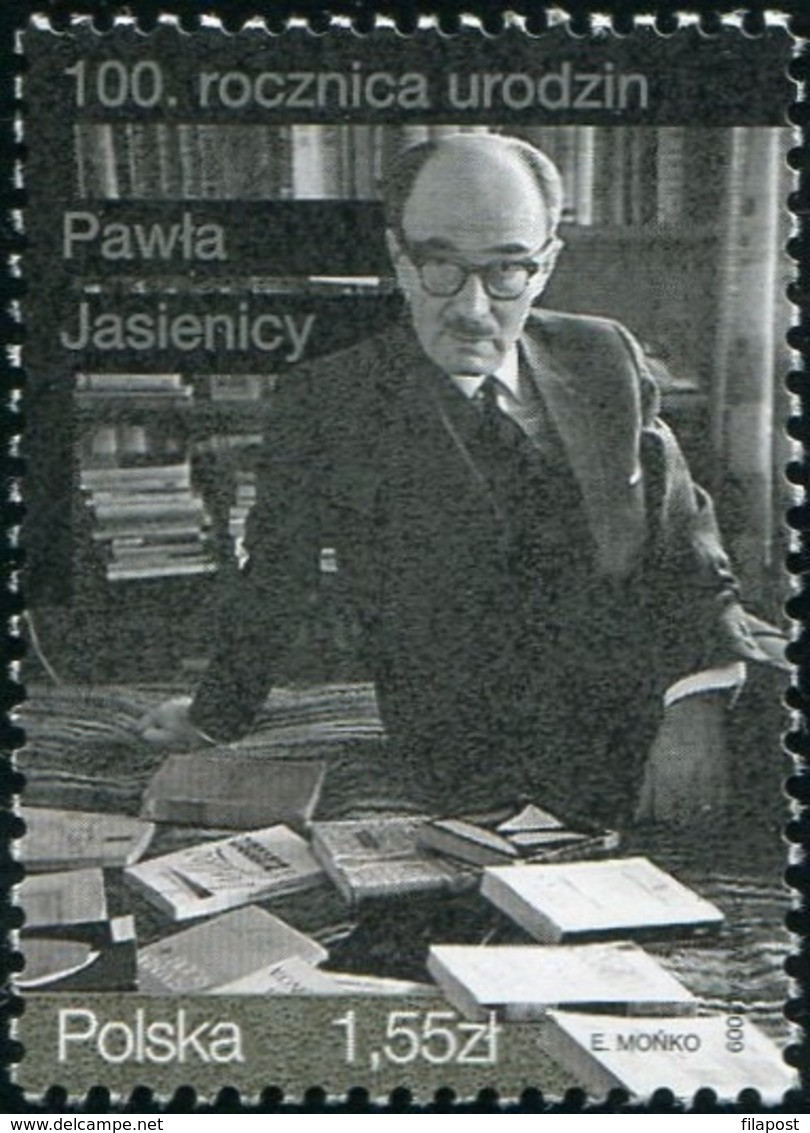 Poland 2009 Mi 4458 The 100th Anniversary Of The Birth Of Pawel Jasienica Historical Writer Journalist MNH** - Ongebruikt